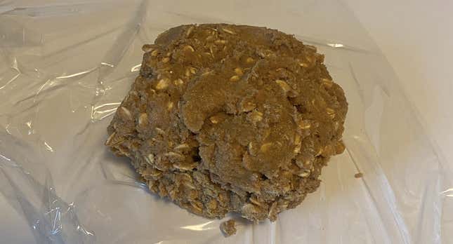 Blob of dough, ready for a brief trip to the refrigerator.
