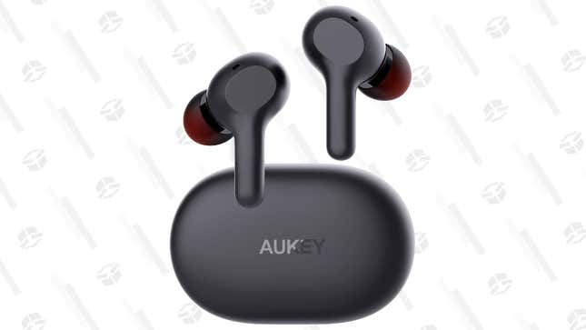 Aukey True Wireless Earbuds | $14 | Amazon | Clip coupon