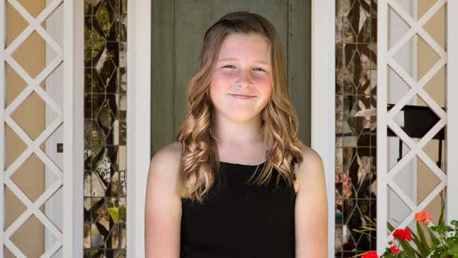 Image for article titled 12-Year-Old Who Got Her Hair Curled For Spring Dance The Very Image Of Old Hollywood Glamour
