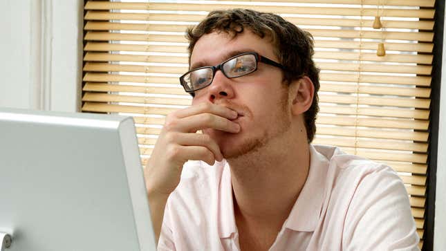 Image for article titled Employee Proves Diligence By Arriving To Video Conference Call Extra Hour Early Every Morning