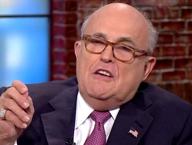 Image for article titled Giuliani Insists Breaking The Law Not A Crime