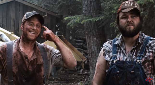 Tucker (Alan Tudyk) and Dale (Tyler Labine) clash with a preppy evil on their wilderness vacation.