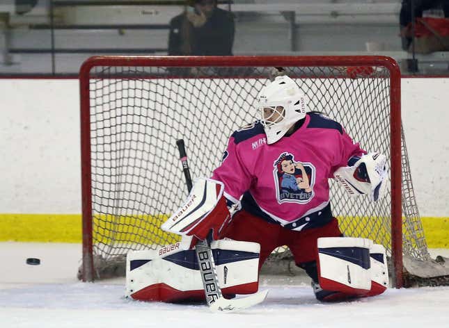 Riveters goalie Nana Fujimoto and her squad are sitting out the remainder of the year.