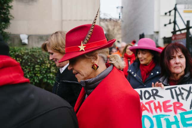 Jane Fonda Saved Her Best DC Fire Drill Friday for Last