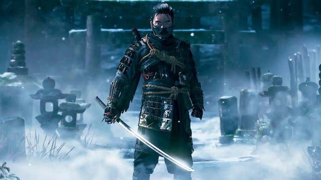 Image for article titled Blatant Rip-Off: The Main Character In ‘Ghost Of Tsushima’ Is Clearly Modeled On The Samurai From Japanese History