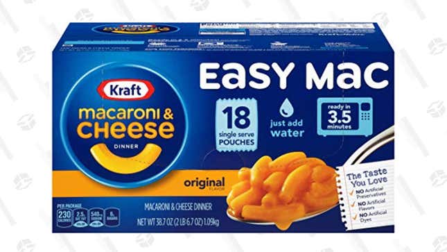 Kraft Easy Microwavable Macaroni & Cheese | $5 | Amazon | Clip 15% off coupon