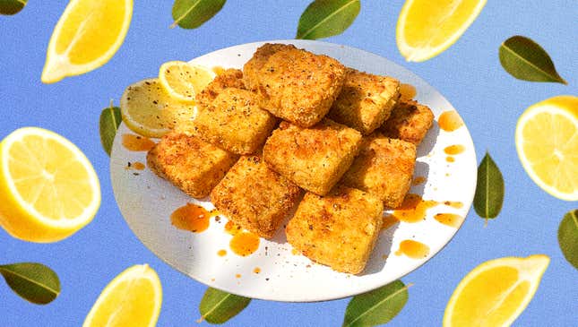 Image for article titled Lemon Pepper Tofu gives you (meatless) wings