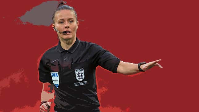 Rebecca Welch smashed another glass ceiling for women today, becoming the first woman to ref a League Two match.