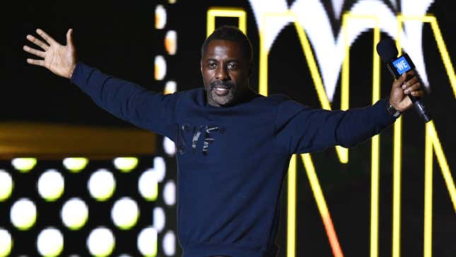 Idris Elba speaks onstage during WE Day UK 2020 at The SSE Arena, Wembley on March 04, 2020, in London, England. 