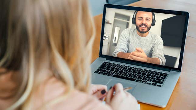 Image for article titled Man On Zoom Date Unsure If He Expected To Pay Internet Bill
