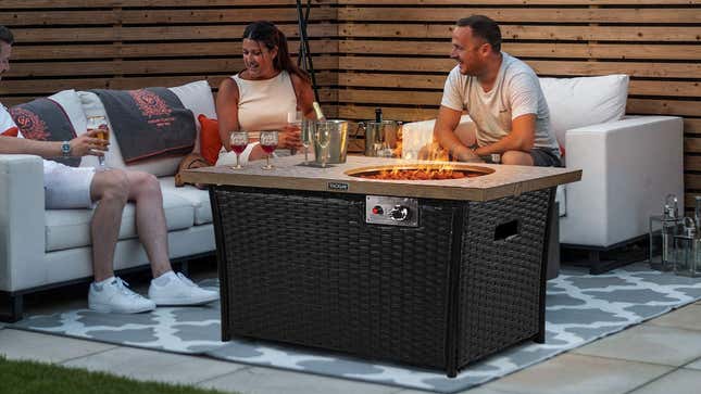 Tacklife Fire Pit Table | $300 | Amazon | Use code 40919XJ8