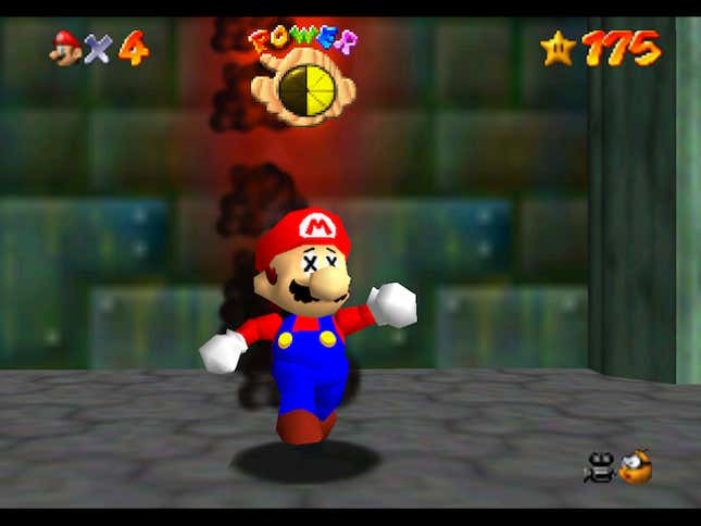 Imagen para el artículo titulado El humo no tenía que verse así: arreglan un bug de Super Mario 64 veinte años después