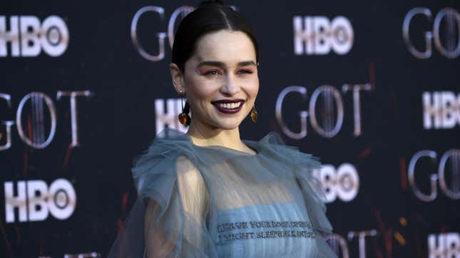 Image for article titled Emilia Clarke Recalls Being Pressured to Go Nude on Game of Thrones for Fans