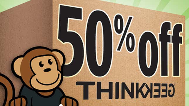 Moving Sitewide Sale | ThinkGeek | Use code MOVINGDAY
