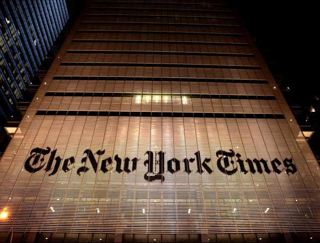 Image for article titled ‘New York Times’ Announces Appointment Of Anonymous Source As Editor-In-Chief