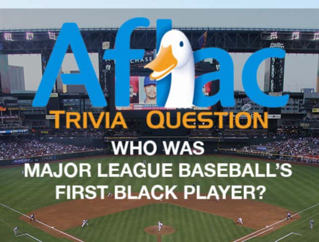 Image for article titled Jackie Robinson Honored With Trivia Question