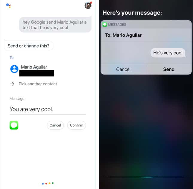 Google Assistant is just much better at natural language.