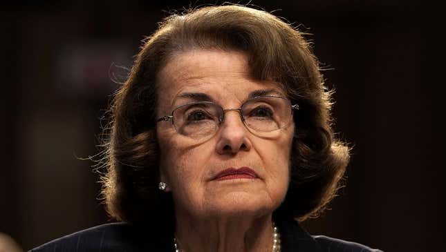 Image for article titled Senator Feinstein Wondering If Now A Good Time To Disclose 7 Highly Credible Murder Allegations Against Kavanaugh She Received Weeks Ago