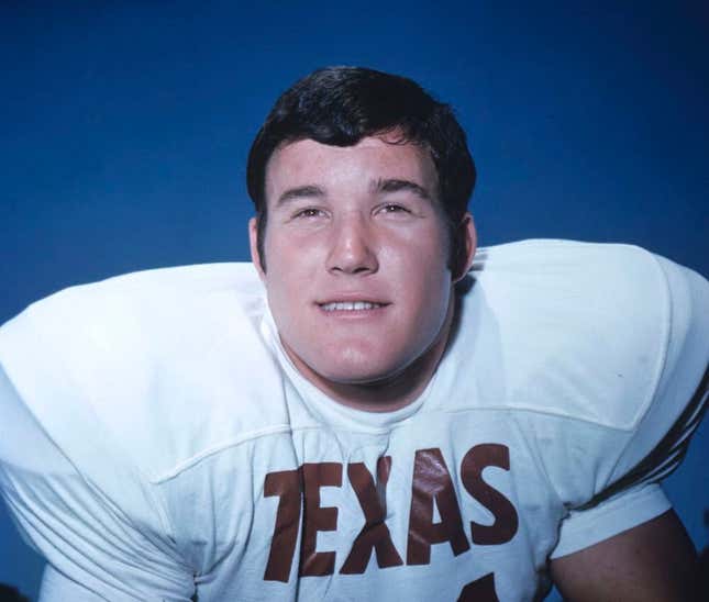 Greg Ploetz played defensive line for the University of Texas.