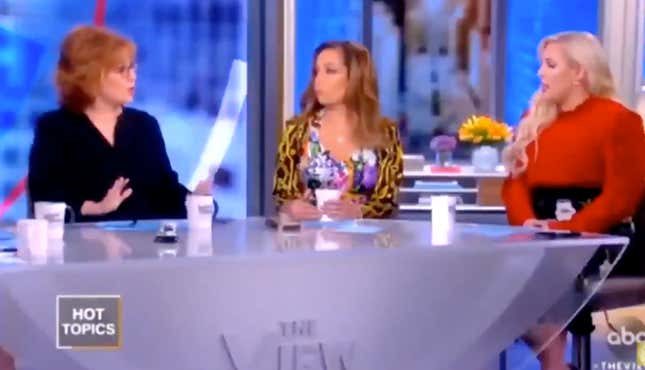 Image for article titled Black Twitter Gathers Meghan McCain After She Disrespects Joy Behar, Patron Saint of Decorum, on The View