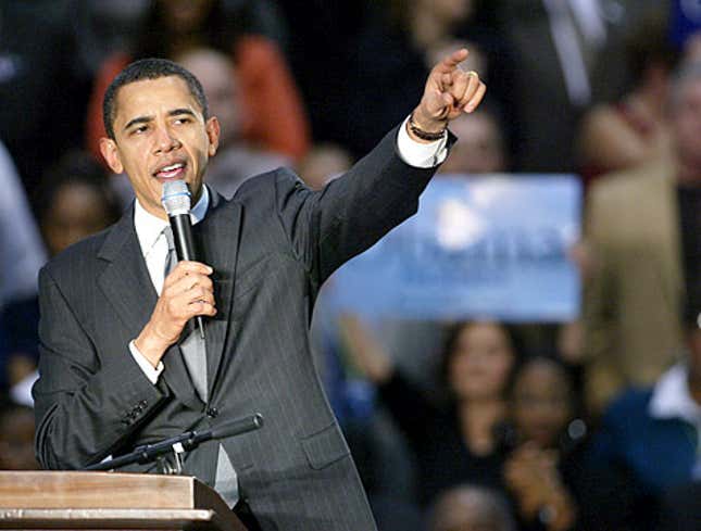 Image for article titled Cheering Gets Slightly Less Loud After Obama’s Call For Community Service