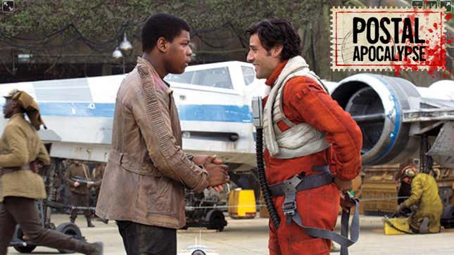 Image for article titled Will Disney Ever Let The Force Awakens&#39; Finn and Poe Be a Couple?