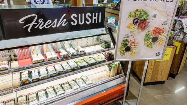 sushi refrigerator