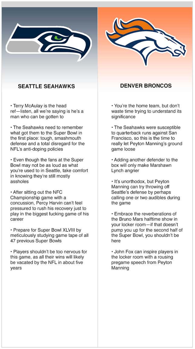 Image for article titled Seahawks vs. Broncos
