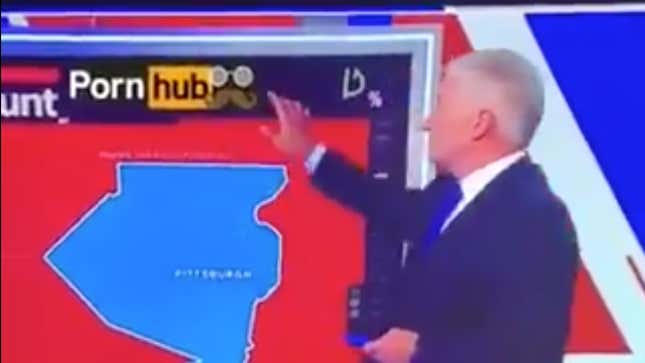 That Viral Video of CNN Hiding Its Pornhub Tab Is Completely Fake