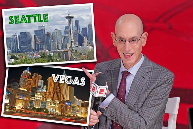 If expansion is in Adam Silver’s future, can expect to see teams in Seattle and Vegas.