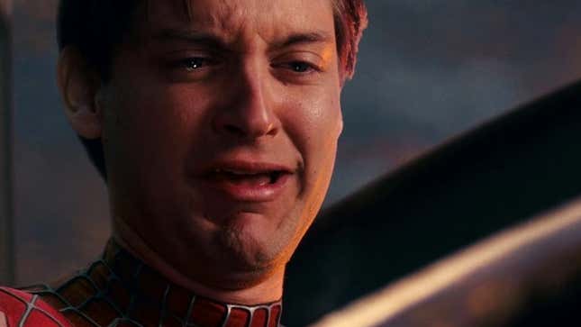 Tobey Maguire Spidey fans today, probably.