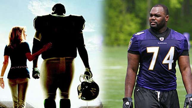 Image for article titled Ravens Coach Shows Movie About Michael Oher To Inspire Michael Oher