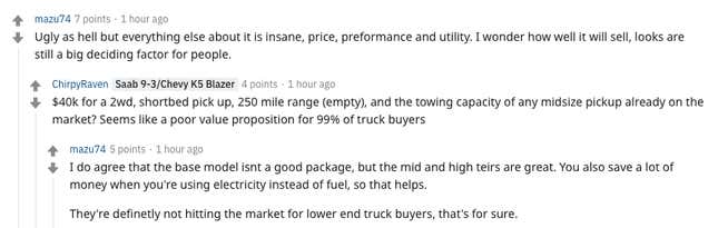 Image for article titled The Internet Reacts To Tesla's Cybertruck, Which Looks Like A PS1 Car