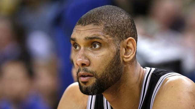 Image for article titled Tim Duncan Argues Theory Of Infinite Divisibility Prevents Any Team From Winning Championship