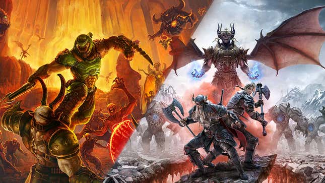Image for article titled Doom Eternal And Elder Scrolls Online Are Getting Next-Gen Ports