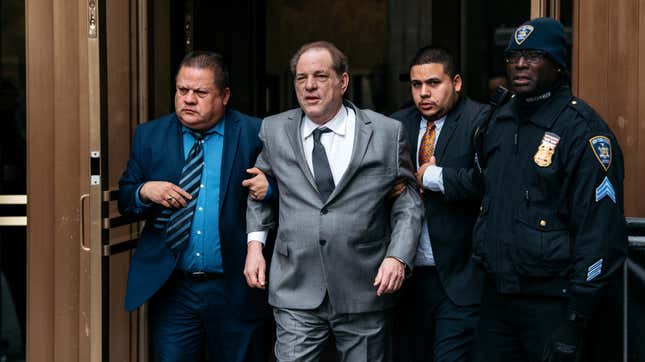 Image for article titled Accused Rapist Harvey Weinstein Thinks He&#39;s Going to Make a Comeback