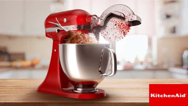 Image for article titled KitchenAid Introduces New High-Speed Countertop Chicken Decapitator