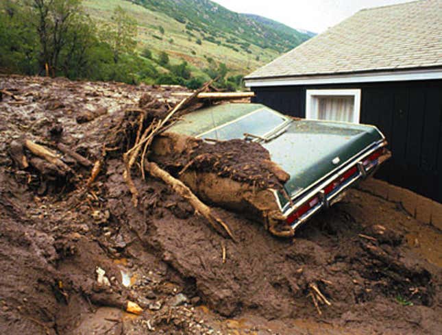 Image for article titled Mudslide Kind Of Fun Until The Dying Part