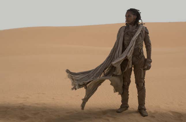 Sharon Duncan-Brewster as Liet-Kynes in Dune. All photos: Warner Bros.