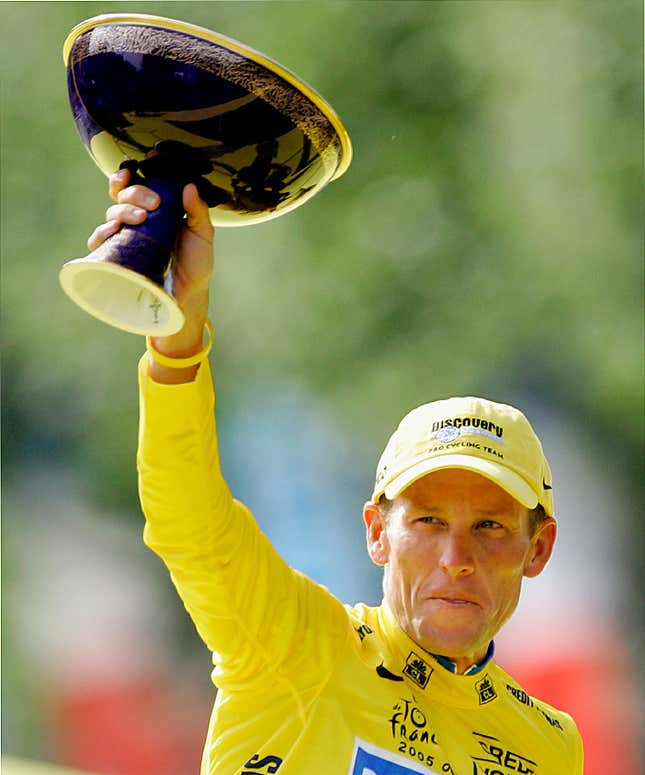 Image for article titled Lance Armstrong&#39;s Tour De France Career