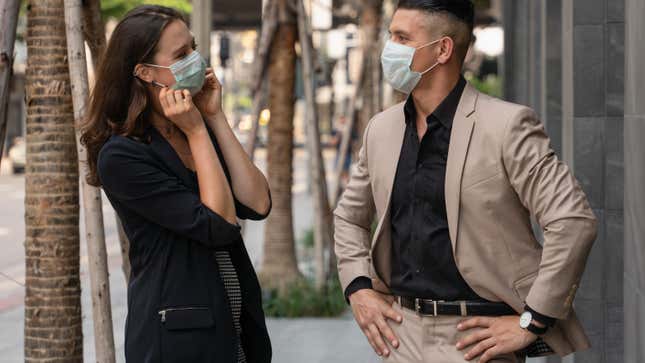 Image for article titled Use Nonverbal Cues to Make Your Point When Wearing a Face Mask