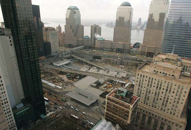 A birds-eye view of the magnificent new memorial.