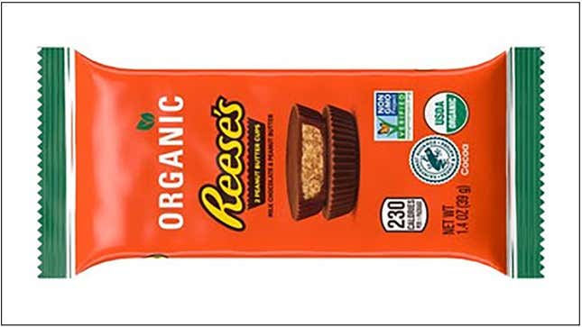 Image for article titled Reese’s Cups go organic