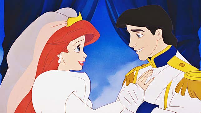 Ariel and Eric, getting their happily-ever-after.