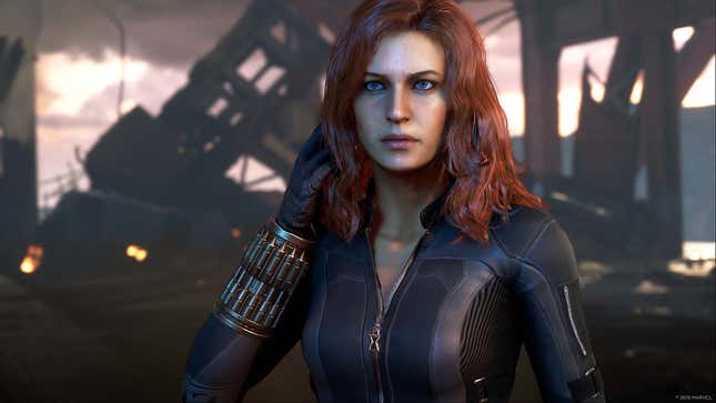 black widow in marvel's avengers