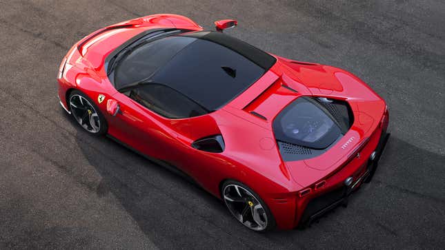 Image for article titled The Ferrari SF90 Stradale Has 986 HP and All-Wheel Drive