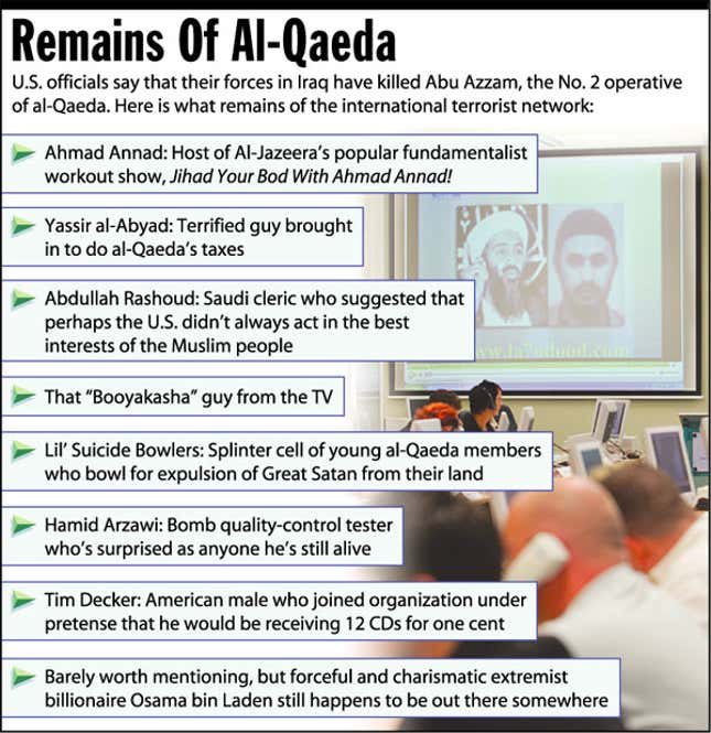 Image for article titled Remains Of Al-Qaeda