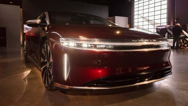 Image for article titled My Favorite Design Detail On The Beautiful Lucid Air EV Almost Didn&#39;t Make It To Production
