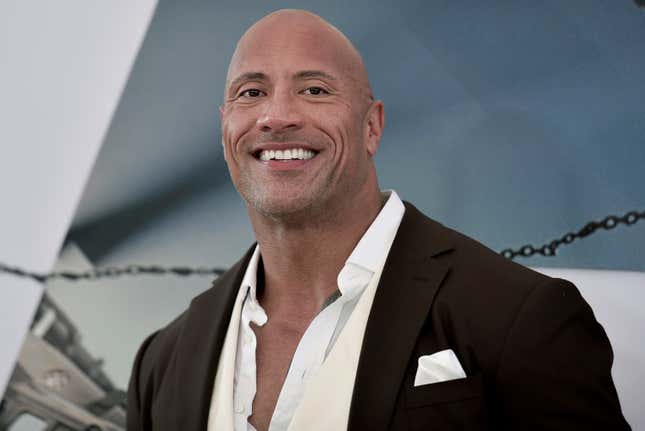 For the six people on earth who didn't know yet: this is Dwayne “The Rock” Johnson.