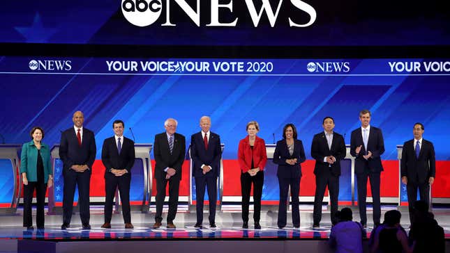 Image for article titled Find Out Which 2020 Democratic Candidate You Agree With Most With This Quiz